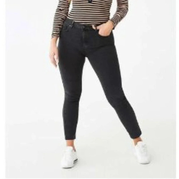 Forever 21 Pushup Jeans Black Size 30 - Picture 1 of 5